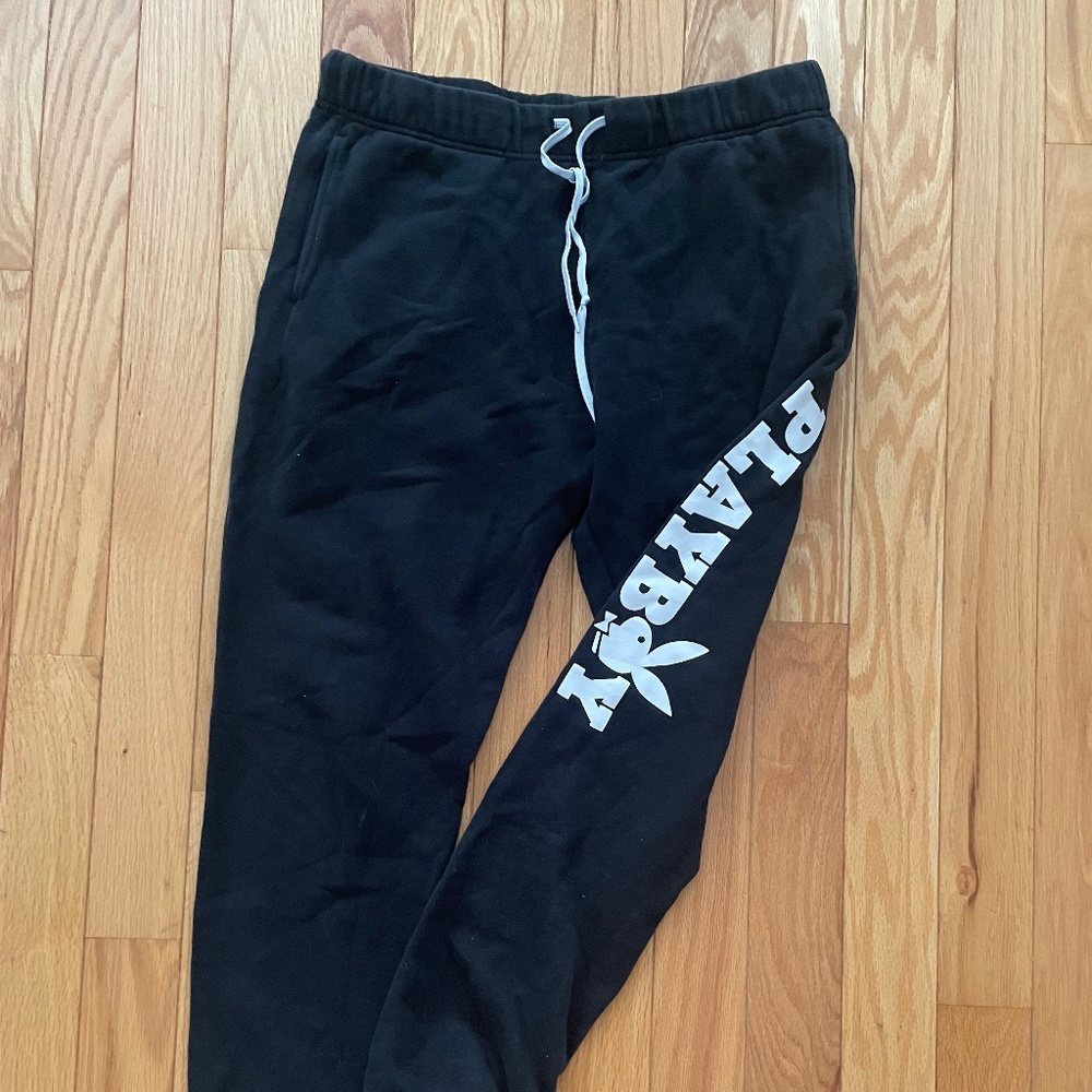 Black Playboy Jogger Sweatpants